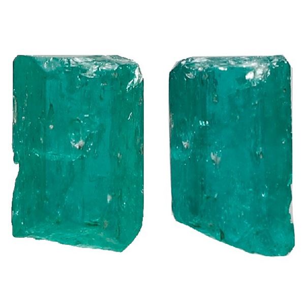 Small natural emerald, 0.58 carat, class 1B, ex-Atocha (1622).