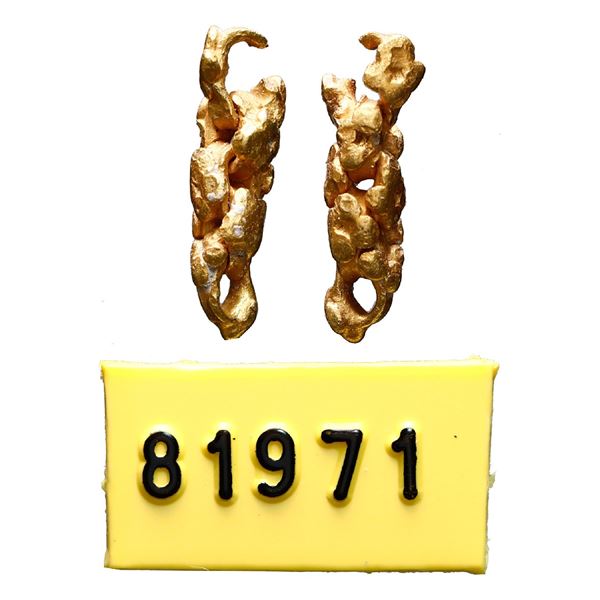 Fragment of gold "olive blossom" chain, ex-1715 Fleet.