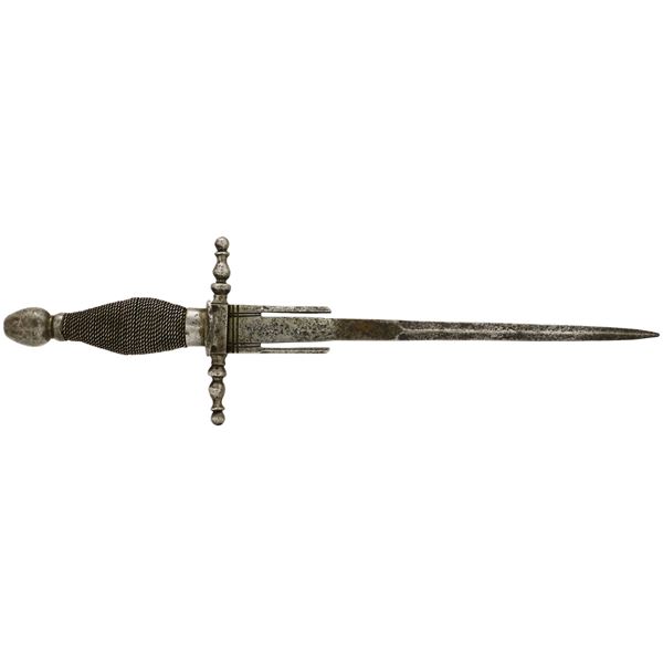 European "left hand" dagger, 1700s.