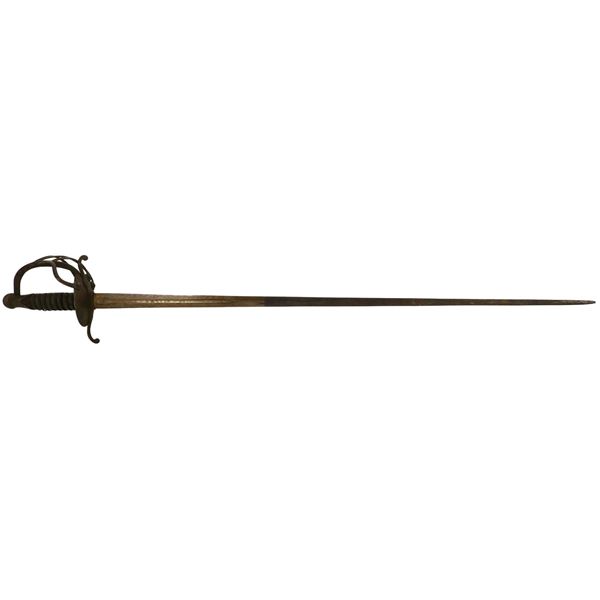 Spanish colonial officer's sword, ca. 1800.