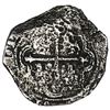 Image 2 : Mexico City, Mexico, cob 4 reales, Philip II, assayer not visible.