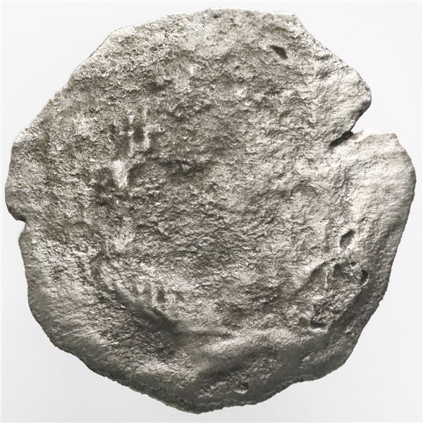 Mexico City, Mexico, cob 4 reales, Philip III, assayer not visible, Grade 3.