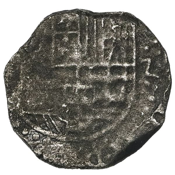 Potosi, Bolivia, cob 2 reales, 1634(T), very rare.