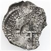 Image 2 : Potosi, Bolivia, cob 8 reales, (1651)E/O, with countermark (unidentified) on cross.