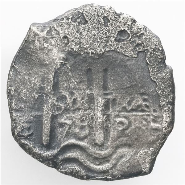 Potosi, Bolivia, cob 4 reales, 1678E.