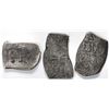 Image 2 : Lot of three Mexico City, Mexico, cob 8 reales, Philip IV and Charles II, assayers not visible.