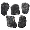 Image 1 : Lot of five cob 8R "blackies" (oxidized, as found), probably Mexican, Charles II and/or Philip V.