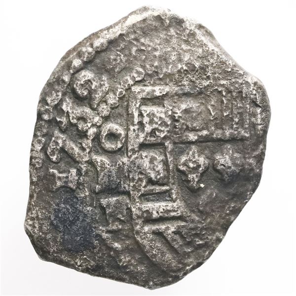 Mexico City, Mexico, cob 4 reales, 1732F.