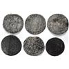 Image 1 : Lot of six Mexico City, Mexico, pillar 8 reales (five) and 4 reales (one), various dates (all visibl