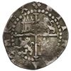 Image 2 : Lima, Peru, cob 1/2 real, Philip II, assayer Diego de la Torre, P to left, dot-D to right, star at b
