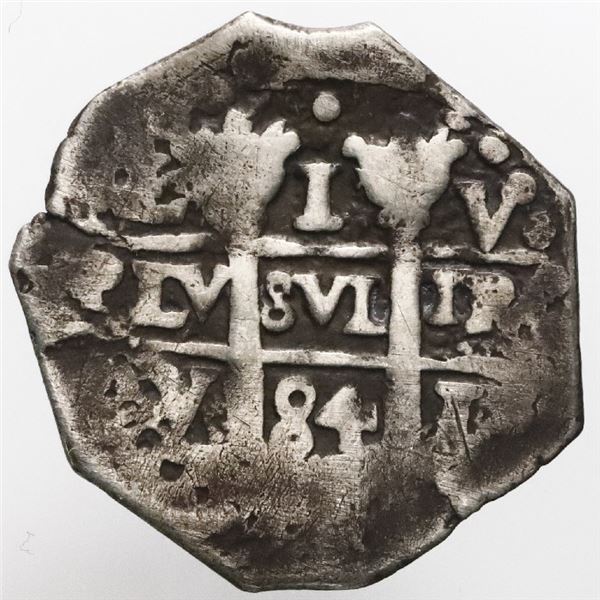 Lima, Peru, cob 1 real, 1684V.