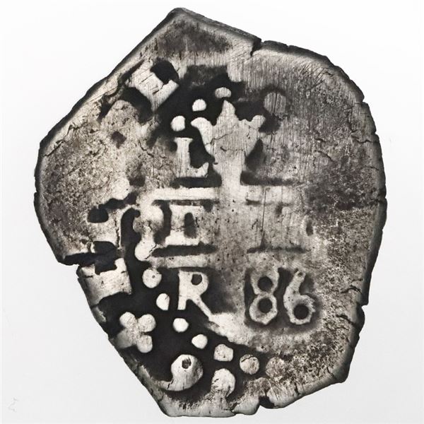 Lima, Peru, cob 1 real, 1686R.