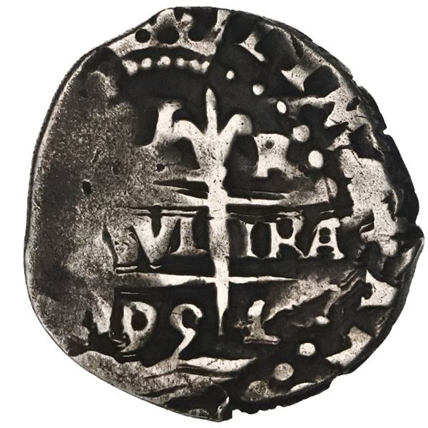 Lima, Peru, cob 1 real, 1695R.