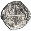Image 2 : Potosi, Bolivia, cob 8 reales, Philip II, assayer B (4th period).