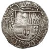 Image 1 : Potosi, Bolivia, cob 8 reales, Philip III, assayer M (pre-dated issue).