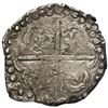 Image 2 : Potosi, Bolivia, cob 8 reales, Philip IV, assayer T (mid-1620s), quadrants of cross transposed.