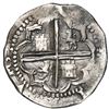 Image 2 : Potosi, Bolivia, cob 4 reales, Philip II, assayer B (2nd period).