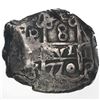 Image 1 : Potosi, Bolivia, cob 8 reales, 1770V-(J?).