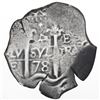 Image 1 : Potosi, Bolivia, cob 4 reales, 1678E, retrograde-4 denomination, ex-Consolacion (1681).