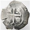 Image 2 : Potosi, Bolivia, cob 4 reales, 1678E, retrograde-4 denomination, ex-Consolacion (1681).