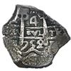 Image 1 : Potosi, Bolivia, cob 4 reales, 1752q.