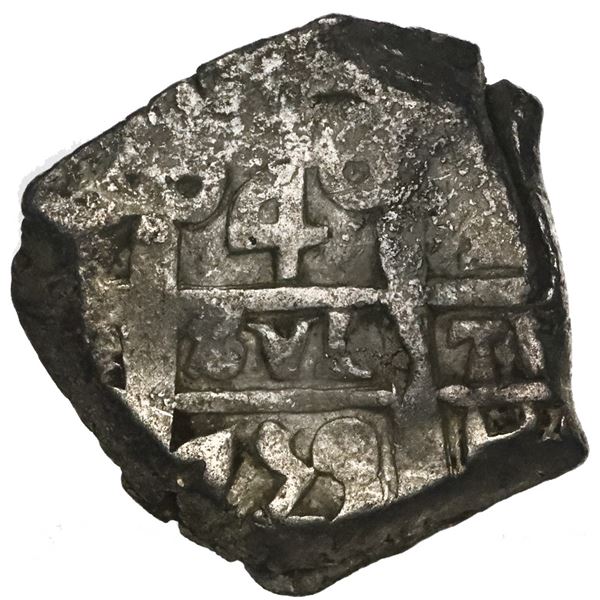 Potosi, Bolivia, cob 4 reales, 1759q.