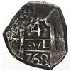 Image 1 : Potosi, Bolivia, cob 4 reales, 1768(V-Y).
