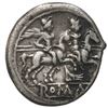 Image 2 : Roman Republic, AR denarius, anonymous moneyer, 206-195 BC.