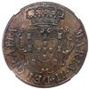 Image 1 : Terceira Island, Azores (under Portugal), copper X reis, Maria II, 1830, NGC AU 58 BN.