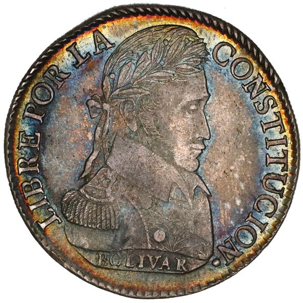 Potosi, Bolivia, 8 soles, 1840LR, NGC AU 55.