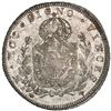 Image 2 : Brazil (Rio mint), 960 reis, Pedro I, 1823-R, struck over a Zacatecas, Mexico, bust 8 reales, Ferdin