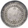 Image 1 : Brazil (Rio mint), 960 reis, Pedro I, 1825-R, struck over a Lima, Peru, bust 8 reales, Ferdinand VII