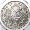Image 2 : Guatemala, 8 reales, Type IV counterstamp (1841) on a Lima, Peru, 8 reales, 1833MM, PCGS AU details 
