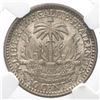 Image 2 : Haiti, 10 centimes, 1881, NGC MS 62.