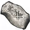 Image 2 : Sumenep (Madura Island), Indonesia, 1 real batu (1814), 8 pointed star countermark on obverse of a M