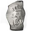 Image 1 : Sumenep (Madura Island), Indonesia, 1 real batu (1814), single chopmark and Malay script graffiti on