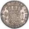 Image 2 : Mexico City, Mexico, pillar 8 reales, Philip V, 1734MF, NGC XF details / cleaned.