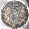 Image 2 : Mexico City, Mexico, pillar 2 reales, Ferdinand VI, 1755M, NGC XF 45.