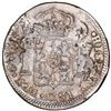 Image 2 : Chihuahua, Mexico, bust 8 reales, Ferdinand VII, 1819RP, struck over an earlier Chihuahua cast silve