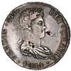 Image 1 : Guadalajara, Mexico, bust 8 reales, Ferdinand VII, 1814MR, NGC XF details / cleaned.