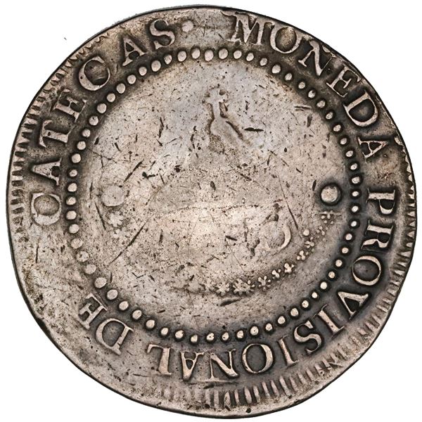 WITHDRAWN: Zacatecas, Mexico, 8 reales provisional, 1811-LVO, NGC VF details / tooled.