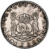Image 1 : Lima, Peru, pillar 8 reales, Ferdinand VI, 1756JM, dots over both mintmarks, NGC XF details / obv gr