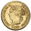 Image 1 : Philippines (under Spain), gold 2 pesos, Isabel II, 1863/2.