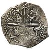 Image 2 : Seville, Spain, cob 2 reales, 1590 date to right, assayer H below mintmark S and denomination II to 