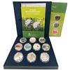 Image 1 : Mint set of 10 Iberoamericana coins, Series XI, 2017, Natural Wonders, in original mint packaging.