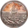 Image 2 : Great Britain, large silver medal, 1687, James II, recovery of treasure from the Concepcion by Sir W