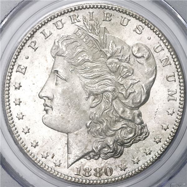 USA (San Francisco Mint), Morgan dollar, 1880-S, PCGS MS64.