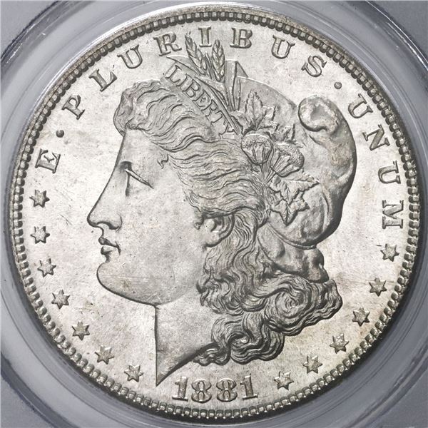 USA (San Francisco Mint), Morgan dollar, 1881-S, PCGS MS64.