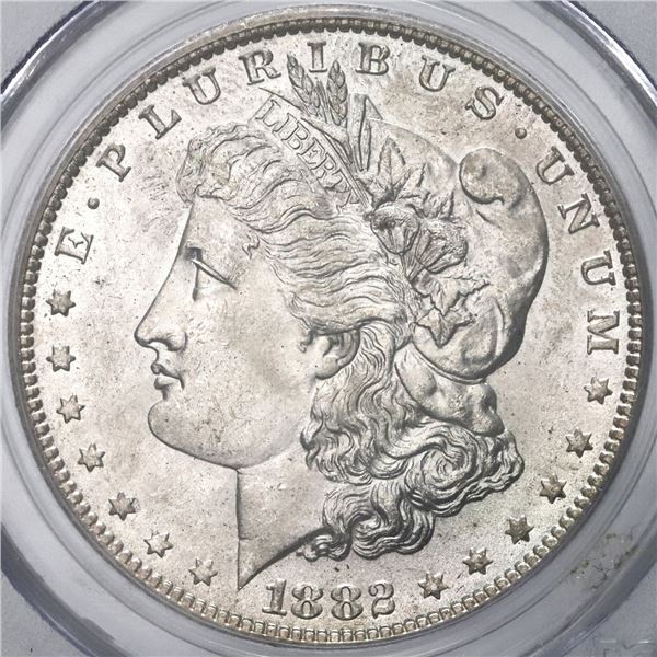 USA (New Orleans Mint), Morgan dollar, 1882-O/O, VAM-7, PCGS MS62.