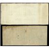 Image 2 : Lot of two CSA $20 notes: July 25, 1861, serial 3287, plate C; Sept. 2, 1861, serial 145246, first s